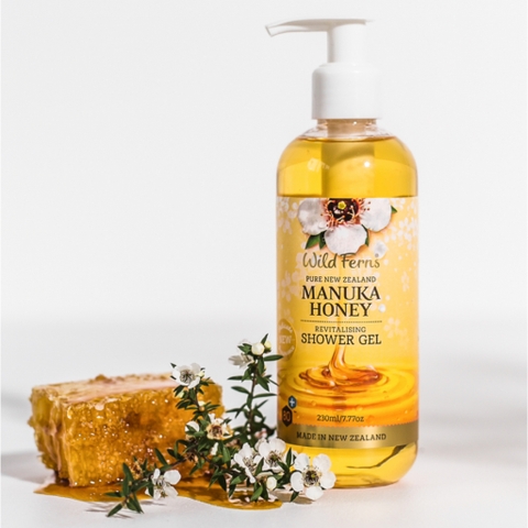 SỮA TẮM MẬT ONG Wild Ferns Manuka Honey, Paraben Free, Cruelty Free, 230ml