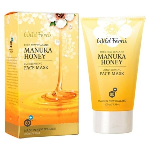 MẶT NẠ DƯỠNG ẨM MẬT ONG Wild Ferns Manuka Honey Conditioning Face Mask, Paraben Free, Sulfate Free, 100ml