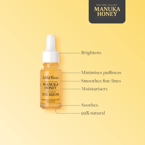SERUM MẮT MẬT ONG Wild Ferns Manuka Honey Active Repair Eye Serum, 15ml