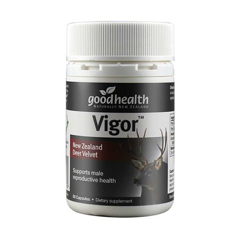 VIÊN UỐNG BỒI BỔ VIGOR Good Health, Deer Velvet, NEW ZEALAND, 50 viên