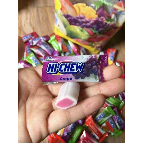 KẸO MỀM Morinaga Hi-Chew Tropical Mix Chewy Candy, Vị trái cây nhiệt đới THƠM – XOÀI – CAM, 100g