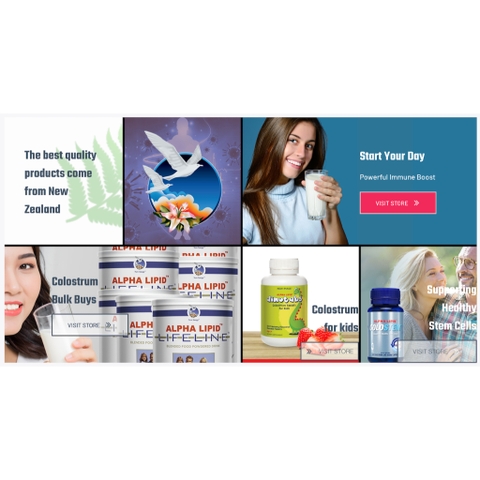 BỘT SỮA TĂNG CƯỜNG SỨC KHỎE TOÀN DIỆN ALPHA LIPID LifeLine Colostrum Blended Food Powdered Drink, NEW ZEALAND, 450g