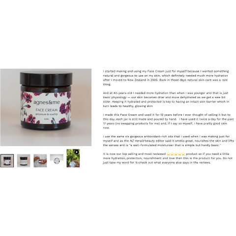 KEM DƯỠNG ẨM MINI - TRAVEL - TRIAL Super Hydrating Face Cream with Geranium - Organic Rosehip, 10g