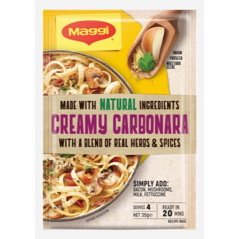 BỘT GIA VỊ MÌ Ý - KHOAI TÂY ĐÚT LÒ Maggi, Creamy Carbonara - Cheesy Lasagne - Sour Cream & Chives - Spaghetti Bolognese