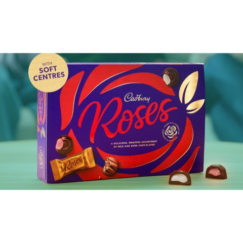 SOCOLA ĐEN / SỮA MIX NHIỀU LOẠI Cadbury ROSES - FAVOURITES, DARK / MILK Delight - Deluxe CHOCOLATE / NOUGAT