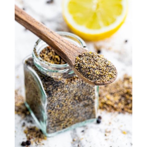 TIÊU CHANH TỰ NHIÊN Mrs Rogers Lemon Pepper Seasoning, TÚI PHÂN HỦY Compostable Eco Pack - 100% New Zealand, 50g