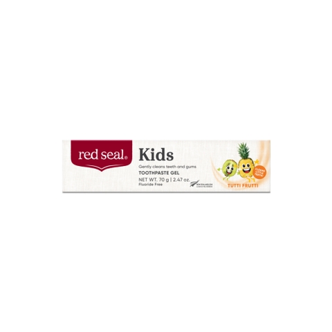 KEM ĐÁNH RĂNG CHO TRẺ EM Red Seal Kids, Tutti Frutti Fluoride Free / Berry Bubblicious With Fluoride Toothpaste Gel, 70g