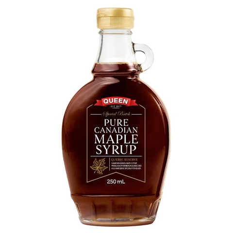 SIRO LÁ PHONG CANADA NGUYÊN CHẤT - ĐẶC BIỆT CAO CẤP TỪ MẺ ĐẦU TIÊN Queen Special Batch Pure Canadian Maple Syrup, 250ml