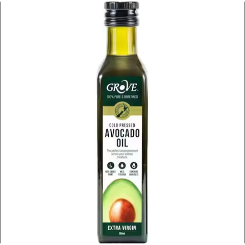 DẦU BƠ NGUYÊN CHẤT - TINH KHIẾT ÉP LẠNH The Grove Gourmet Avocado Oil Extra Virgin Cold Pressed, 250ml - 500ml