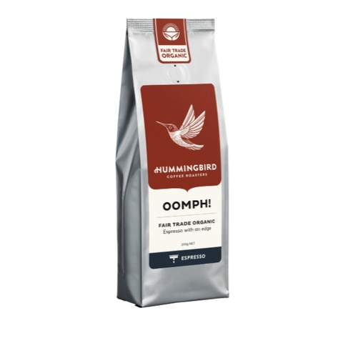 BỘT CAFE ESPRESSO / NGUYÊN HẠT Hummingbird / Oomph! Fair Trade GRIND COFFEE / COFFEE BEANS, 100% HỮU CƠ Organic, 200g