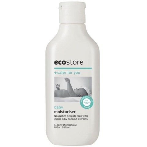 KEM LOTION / DẦU OIL DƯỠNG ẨM CHO BÉ Ecostore Baby Moisturiser, KHÔNG thử nghiệm động vật - ĐẠT kiểm nghiệm da liễu
