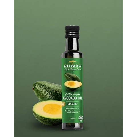 [Hàng New Zealand] DẦU BƠ NGUYÊN CHẤT - TINH KHIẾT ÉP LẠNH The Grove Gourmet / OLIVADO Avocado Oil Extra Virgin, 250ml