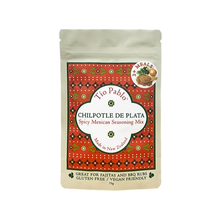 BỘT GIA VỊ & ỚT Tio Pablo Chilpotle De Plata SPICY MEXICAN Seasoning Mix / MEDIUM HEAT