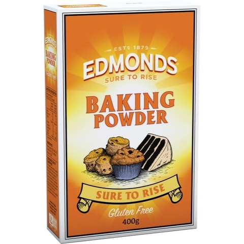 BỘT BÁNH GLUTEN FREE Edmonds CUSTARD / BAKING Powder, SURE TO RISE/PLEASE, 300g - 400g