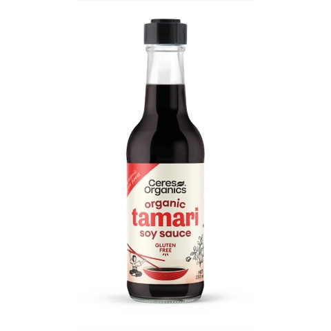 NƯỚC TƯƠNG HỮU CƠ Ceres Organics Tamari Soy Sauce, GLUTEN FREE - KHÔNG BỘT NGỌT, 250ml