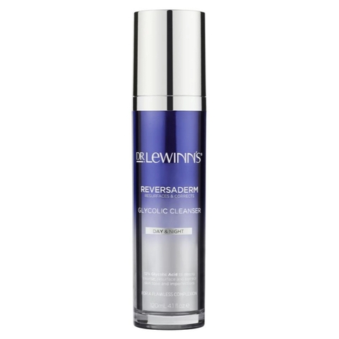 SỮA RỬA MẶT HIỆU CHỈNH TÔNG DA Dr. Lewinn's Reversaderm Clarifying Glycolic Cleanser, 120ml