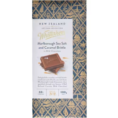 THANH SOCOLA Whittakers Artisan Collection Chocolate, Supreme Coffee / Ginger Mandarin / Plum Almond
