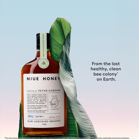 [Farro] MẬT ONG ĐẢO QUỐC Niue Honey, NGUYÊN CHẤT HỮU CƠ Raw Certified Organic, 365g