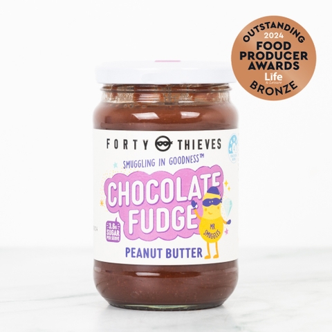 [Farro] BƠ Socola - Hạt điều - Đậu phộng FORTY THIEVES CHOCOLATE FUDGE, Non GMO, VEGAN, 290g