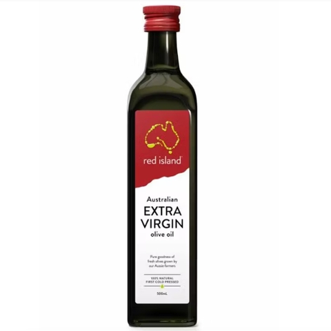 DẦU OLIVE ÚC Red Island AUSTRALIAN Olive Oil Extra Virgin First Cold Pressed, ÉP LẠNH, 250ml