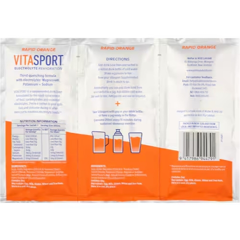 XẤP 3 GÓI BỘT PHA BÙ NƯỚC - Vitasport Electrolyte Drink Mix, Orange/Blackcurrant/Berry/Lemon,99g