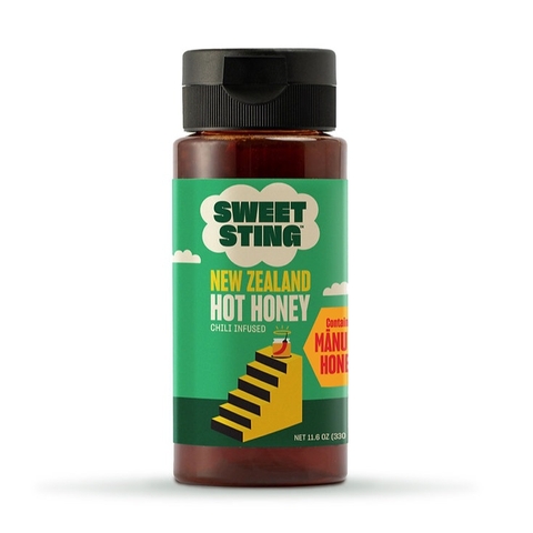 MẬT ONG CAY Sweet Sting - Chilli Infused HOT HONEY New Zealand, 330g
