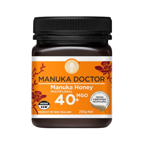 HŨ MẬT ONG MGO 40+ MANUKA DOCTOR Multifloral Manuka Honey, 250g - 500g