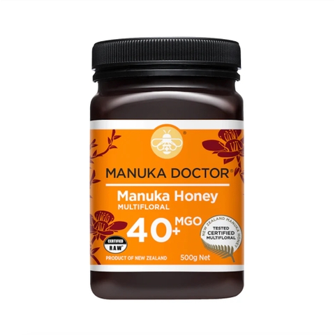 HŨ MẬT ONG MGO 40+ MANUKA DOCTOR Multifloral Manuka Honey, 250g - 500g