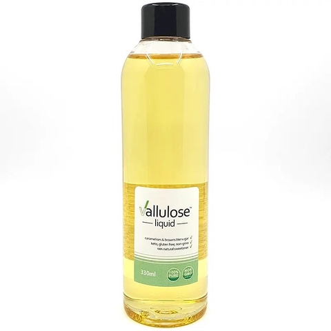 CHẤT TẠO NGỌT LỎNG TỰ NHIÊN Vallulose Liquid Sweetener, KHÔNG đường / tăng đường huyết / Carb, 330ml