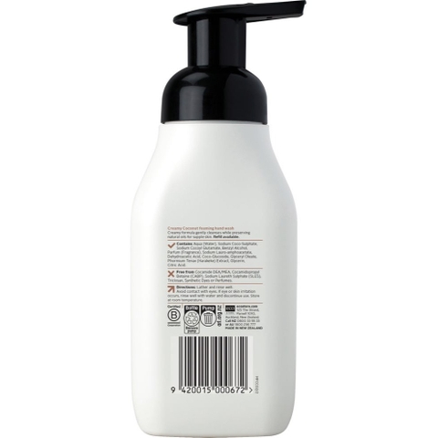 BỌT RỬA TAY Ecostore Foaming Hand Wash, KEM DỪA Creamy Coconut DƯỠNG DA & CẤP ẨM, 250ml