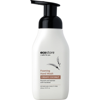BỌT RỬA TAY Ecostore Foaming Hand Wash, KEM DỪA Creamy Coconut DƯỠNG DA & CẤP ẨM, 250ml