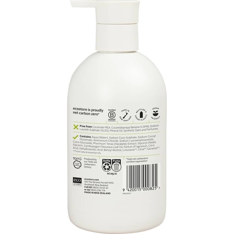 SỮA RỬA TAY Ecostore Hand Wash, SẢ & LÁ CHANH Lemongrass & Lime Leaf / Vanilla & DỪA Coconut, 300ml