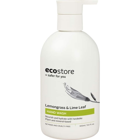 SỮA RỬA TAY Ecostore Hand Wash, SẢ & LÁ CHANH Lemongrass & Lime Leaf / Vanilla & DỪA Coconut, 300ml