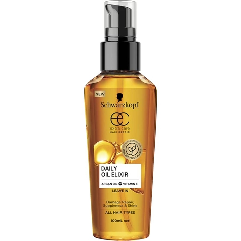 MIX 6 TINH DẦU DƯỠNG TÓC Schwarzkopf Extra Care 6 Miracles Oil Essence – Phục Hồi, Bóng Mượt, 100ml
