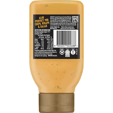 SỐT BURGER TRUYỀN THỐNG Wattie’s Classic Burger Sauce – Sốt Ăn Kèm Đa Năng, Ngon Chuẩn Quán, 295ml