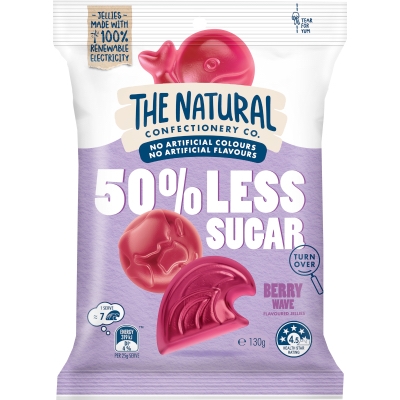 [Hàng Úc] KẸO DẺO ÍT ĐƯỜNG - ĂN CHAY HÌNH THÙ ĐA DẠNG The Natural Confectionery Jellies, 25%-50% LESS SUGAR - VEGAN