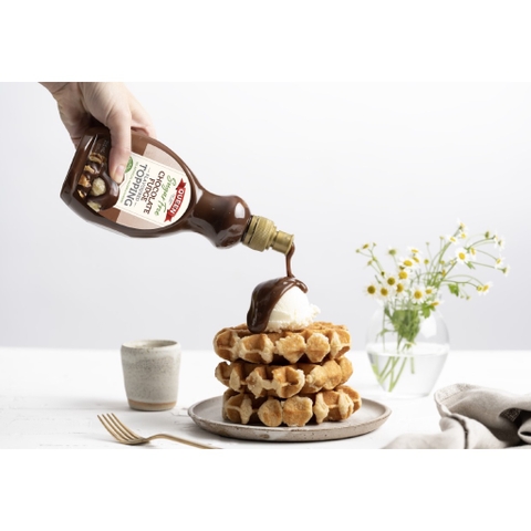 SỐT SOCOLA KHÔNG ĐƯỜNG Queen Chocolate Fudge Sugar Free Topping, 355ml