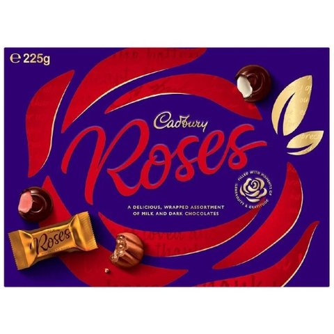 SOCOLA ĐEN / SỮA MIX NHIỀU LOẠI Cadbury ROSES, 150g
