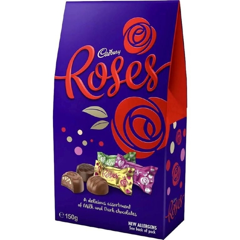 SOCOLA ĐEN / SỮA MIX NHIỀU LOẠI Cadbury ROSES, 150g
