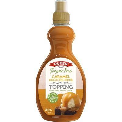 SỐT SOCOLA KHÔNG ĐƯỜNG Queen Chocolate Fudge Sugar Free Topping, 355ml