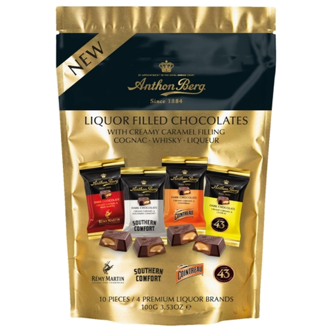 SOCOLA ĐEN NHÂN SỆT Anthon Berg Liqueur Filled Chocolates, 100g