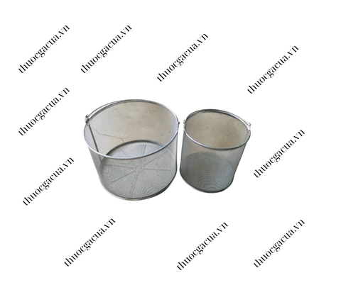 RỔ INOX LƯỚI NHỎ - (Ngâm lúa rút, gạo lức, ngũ cốc cho Chiến Kê)