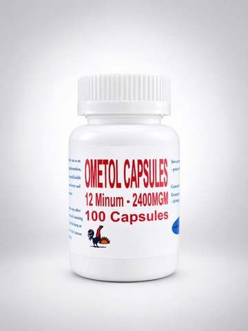 OMETOL CAPSULES - THUỐC NUÔI TUẦN CUỐI ĐÁ CAO CẤP 12 Minum - 2400mgm 10 VIÊN