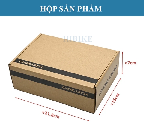 Bộ Hub Xe Đạp GOLDIX M370 BOOST - Phanh Đĩa 6 Ốc - Rachet 60T