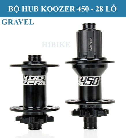 Bộ Hub KOOZER 450 28 Lỗ - Phanh Đĩa 6 Ốc - Tăm Móc