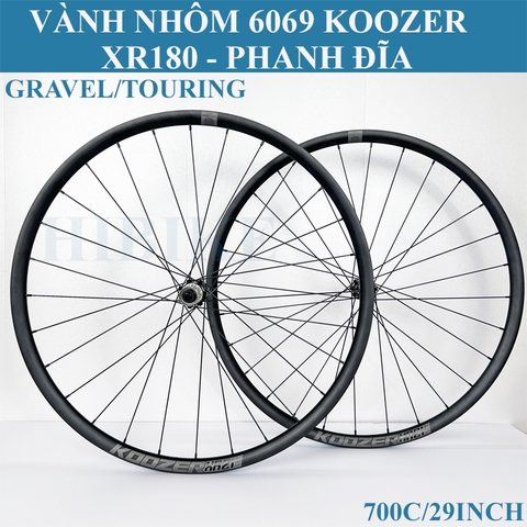Bộ Vành Nhôm 700c/29 Inch KOOZER XR180 Ratchet EXP 52T - Phanh Đĩa CL