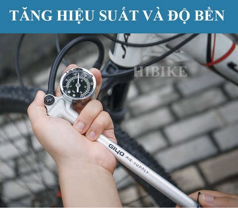 Bơm Phuộc Hơi Xe Đạp GIYO GS-02D