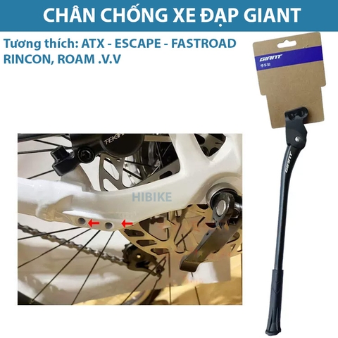 Chân chống gắn khung xe đạp GIANT ATX, ESCAPE, FASTROAD