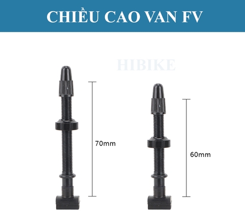 Bộ Chân Van Xe Đạp Giant Dùng Vành TUBELESS