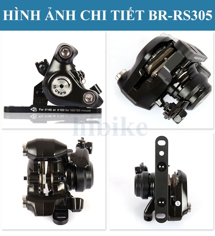 Cụm Phanh Đĩa Cơ SHIMANO BR-RS305